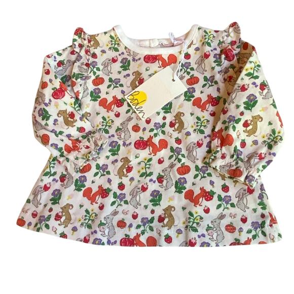 Baby Boden colorful long sleeve top NWT size 0-3mo - Picture 1 of 3
